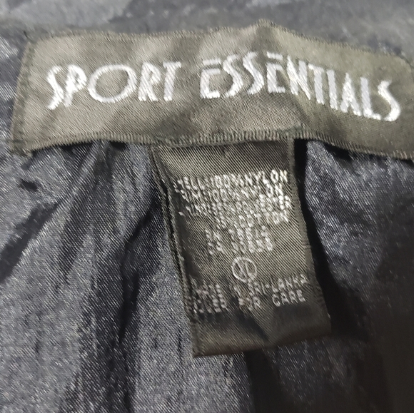 Vintage Geometric Aztec Print Windbreaker Jacket Size XL Nylon Zip Up Coat - Picture 8 of 10